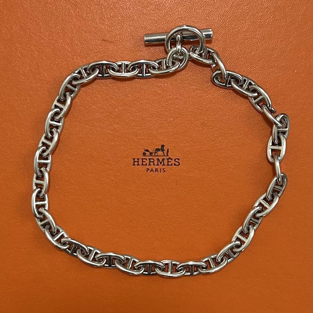 【HERMES】シェーヌダンクルネックレスMM36 新品未使用 レア HERMES エルメス シェーヌダンクル ネックレス