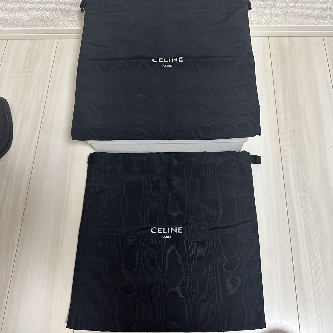 さしす！celine カマルグ バイカーチェルシーブーツ　カーフスキン