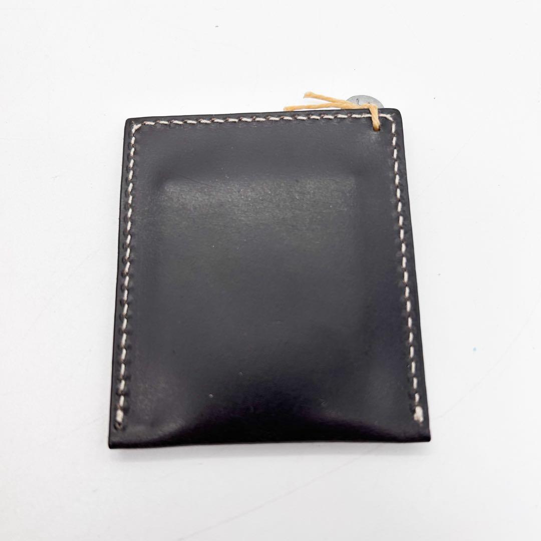 ebagos レザーパッチ ラウンドカゴバッグ ベージュ