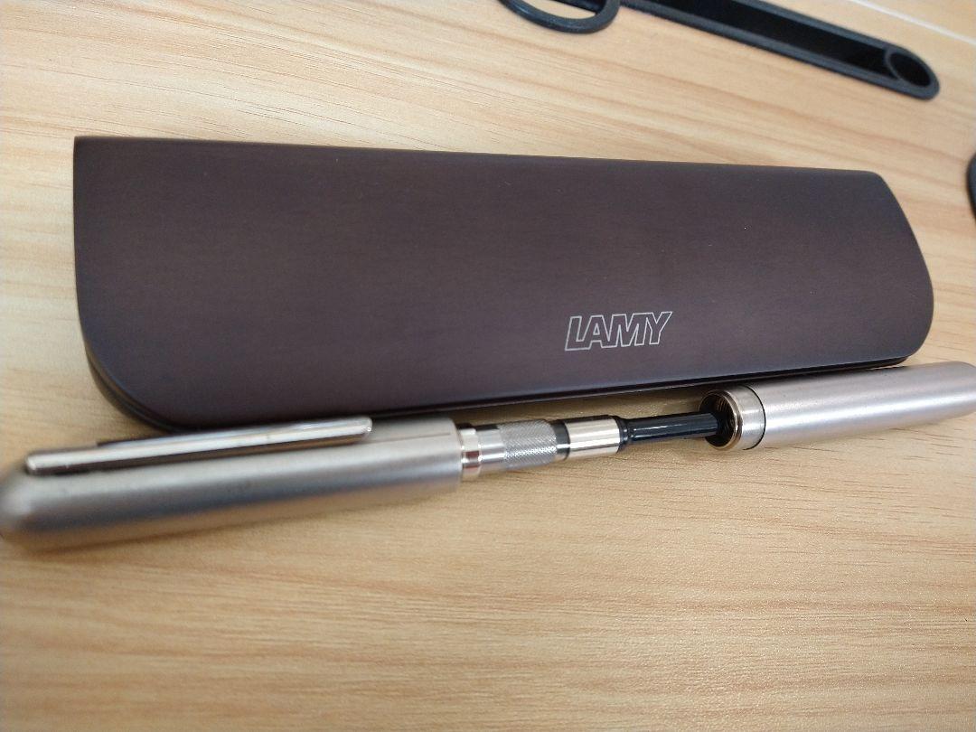 【売り切り御免！】 ラミー LAMY ダイアローグ3 パラジュームコート ペン先F 筆記具