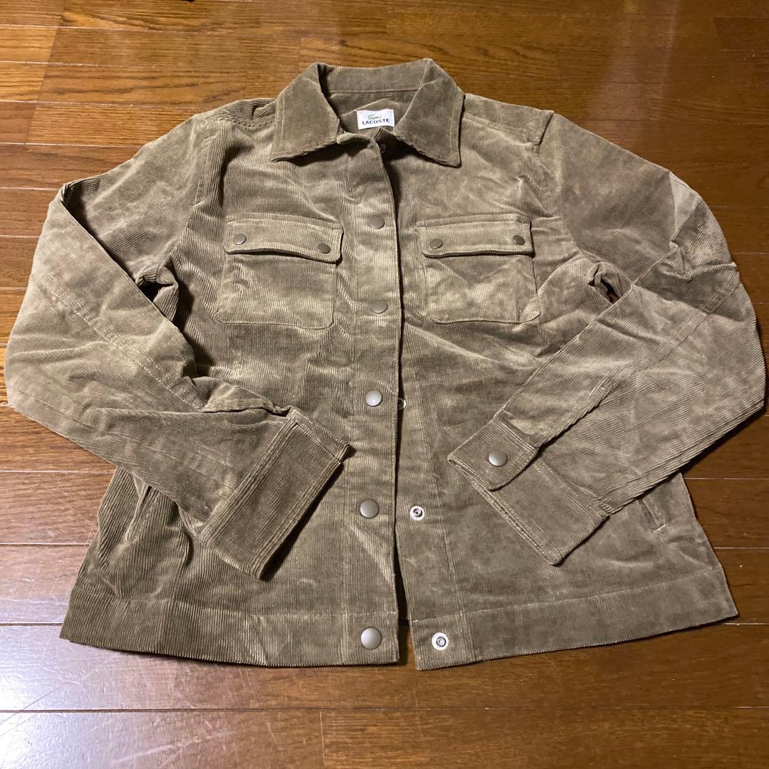 付与 LACOSTE ラコステ ジャケット コーデュロイ ベージュ 42 C3924