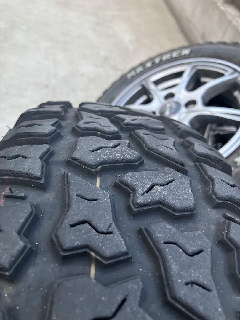 マッドタイヤ14インチタイヤホイールセット165/65r14 マックストレック