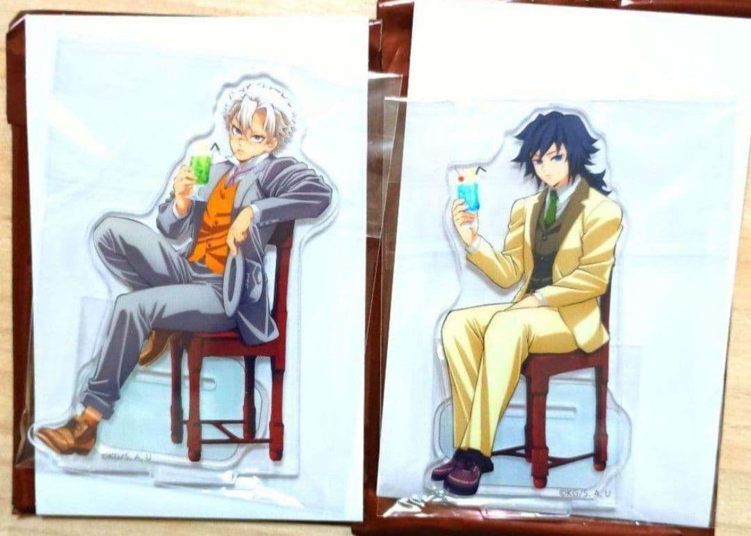 【不死川実弥＆冨岡義勇】鬼滅の刃　AGF　2024　キメツ喫茶　アクリルスタンド