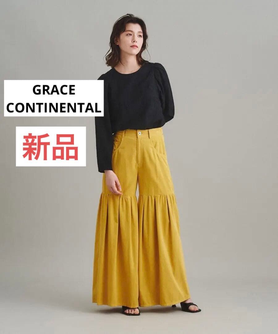 タグ付未使用●グレースコンチネンタル✴︎刺繍 ブラウス 長袖 プルオーバー