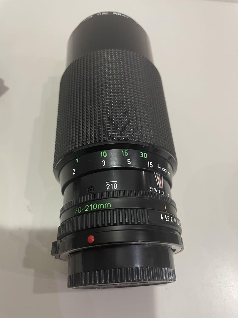 【美品】Canonキャノン　AE-1　望遠レンズ70〜210mm　フィルムカメラ