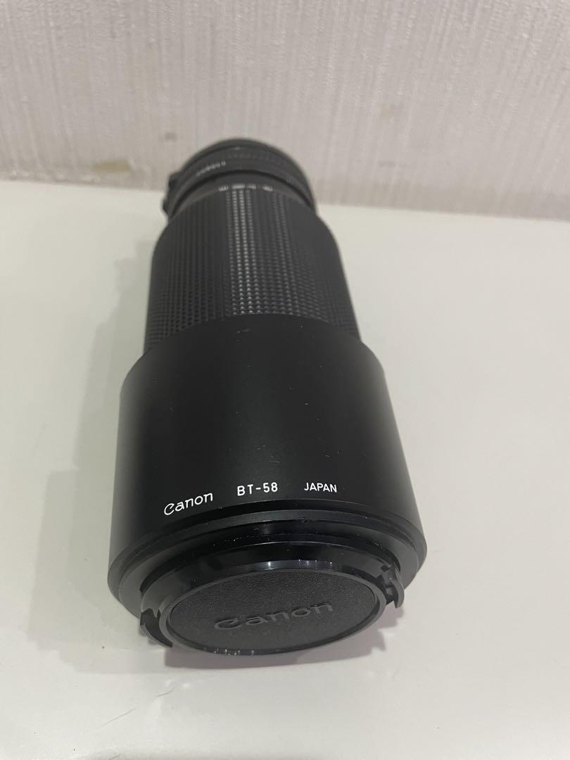 【美品】Canonキャノン　AE-1　望遠レンズ70〜210mm　フィルムカメラ