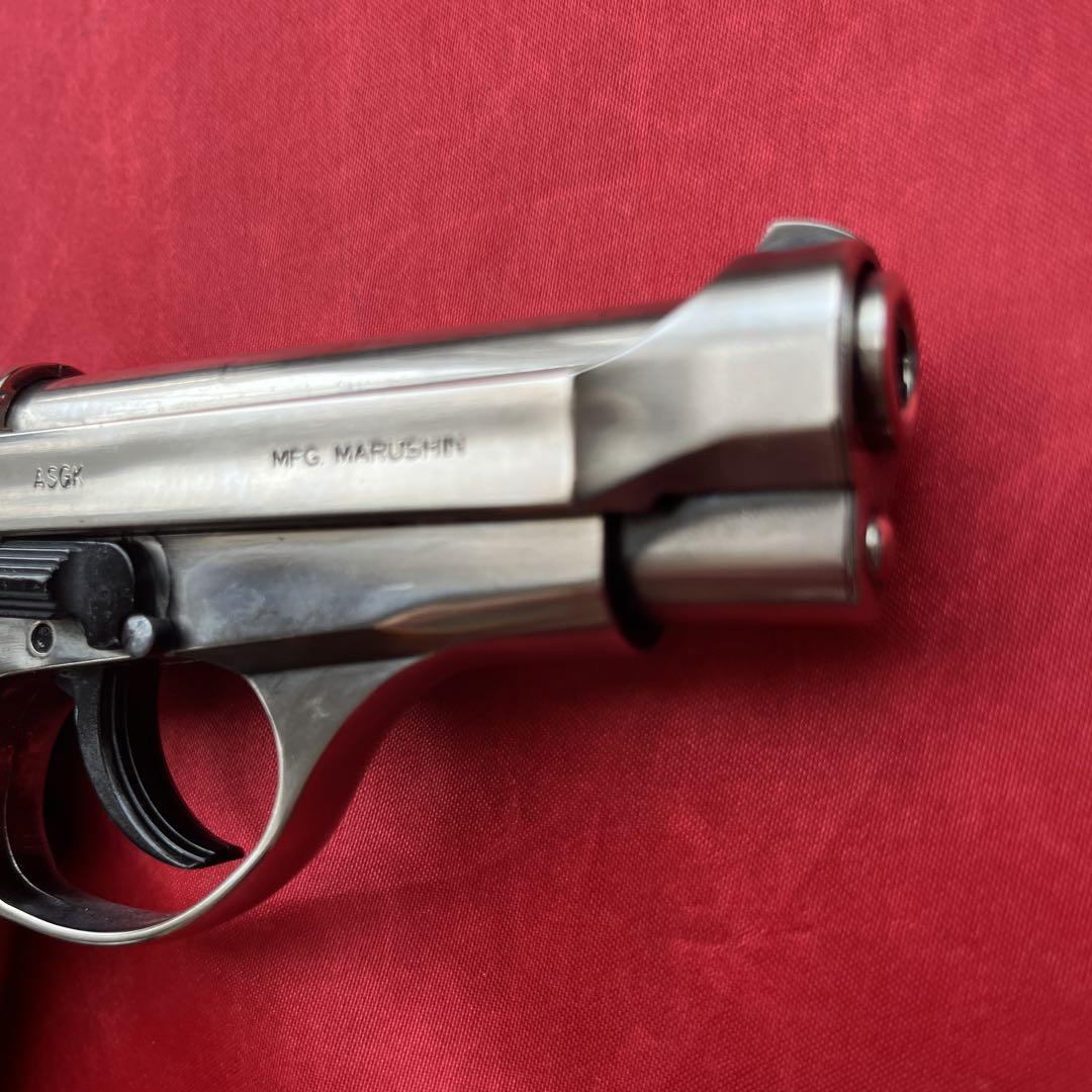 マルシン ベレッタM84 固定スライドガスガン ニッケルシルバー