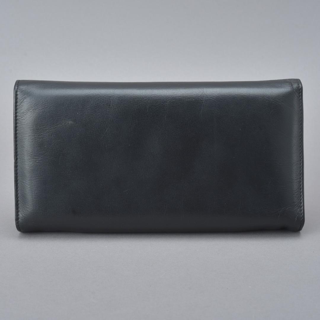 美品 ミキモト レザー ジュエリーポーチ ブラック トラベルポーチ