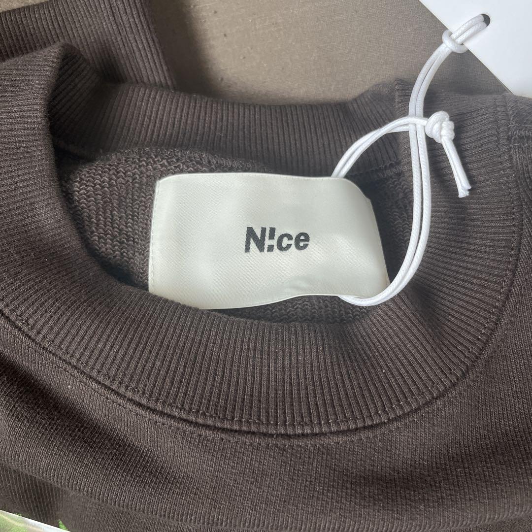 niceshop スウェット ブラウン L tttmsw