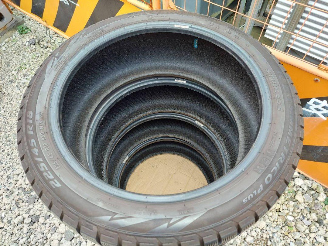 225/45R18 2019年製 ピレリ 4本 中古 スタッドレスタイヤ
