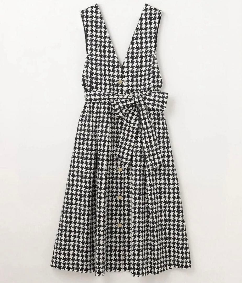 グレースコンチネンタル　グレースクラス　ハウンドトゥースジャンパースカート