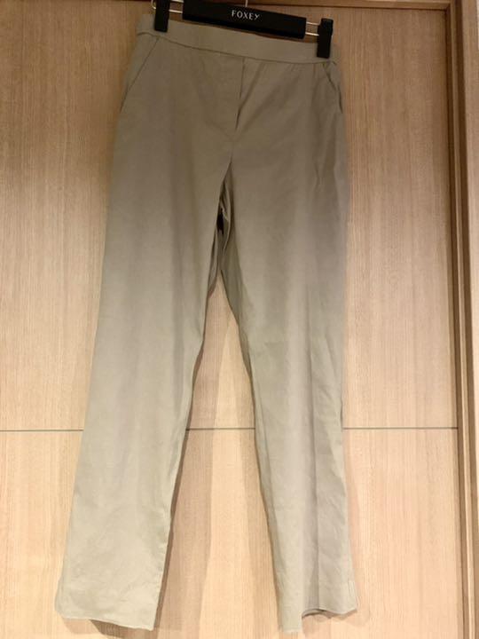 Theory ストレッチリネンテーパードパンツ