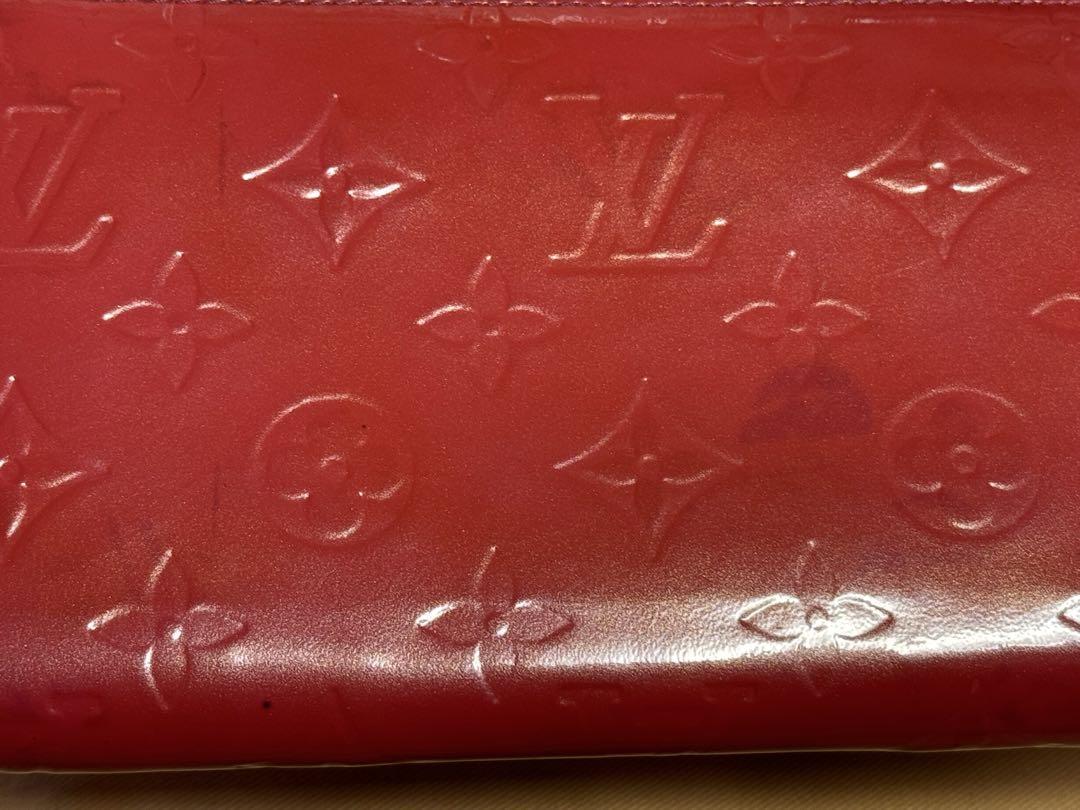 LOUIS VUITTON ヴェルニ　ジッピーウォレット　ピンク