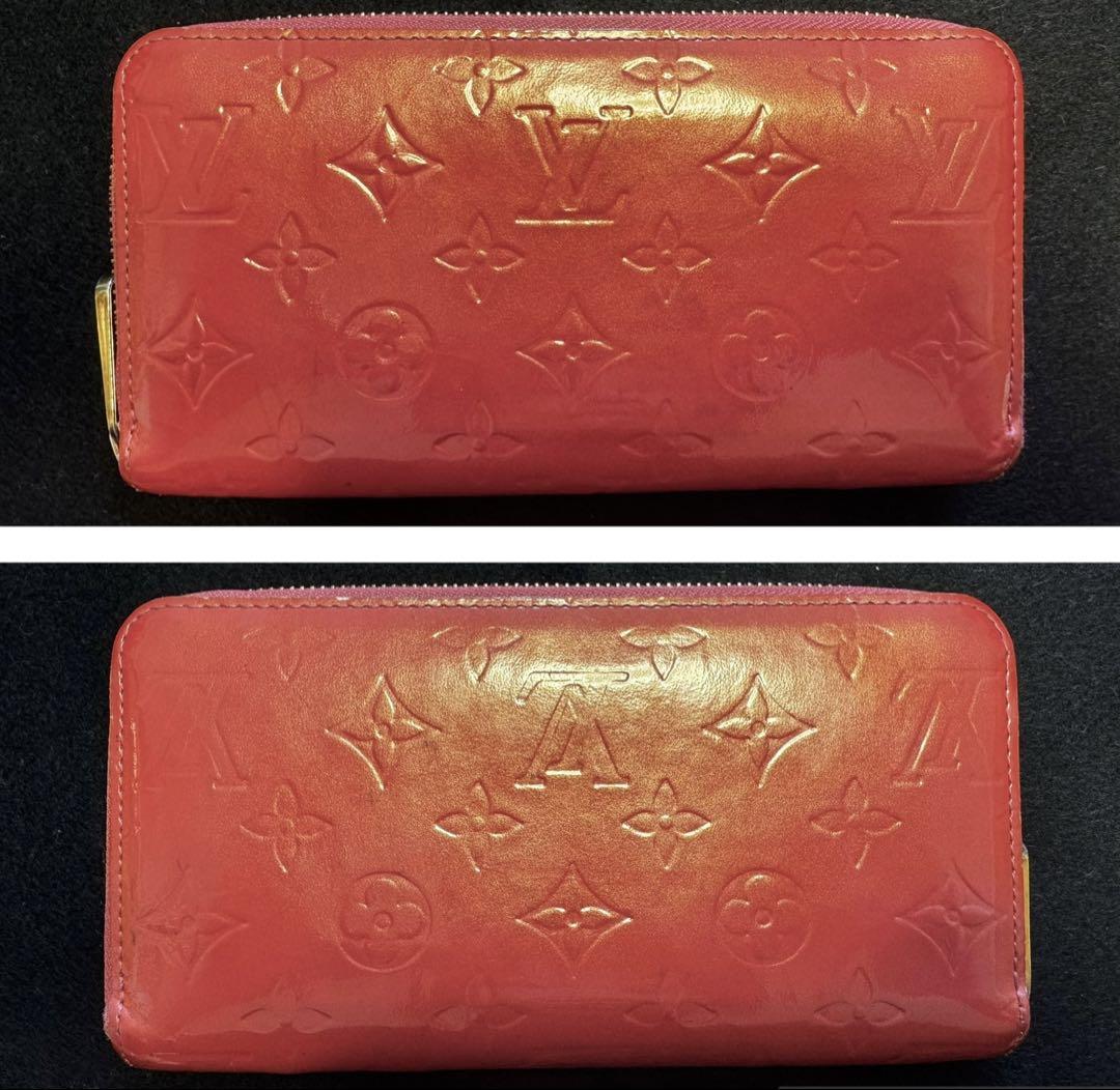 LOUIS VUITTON ヴェルニ　ジッピーウォレット　ピンク