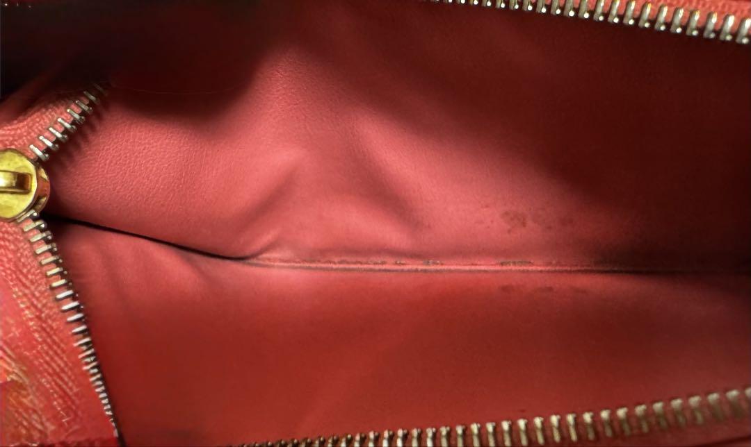 LOUIS VUITTON ヴェルニ　ジッピーウォレット　ピンク
