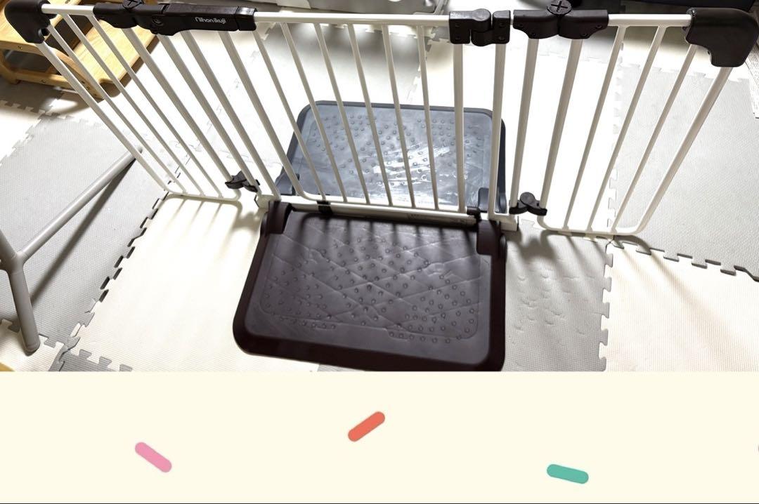 美品❣️日本育児おくだけとおせんぼ　おくトビラSサイズ　ホワイトスチール