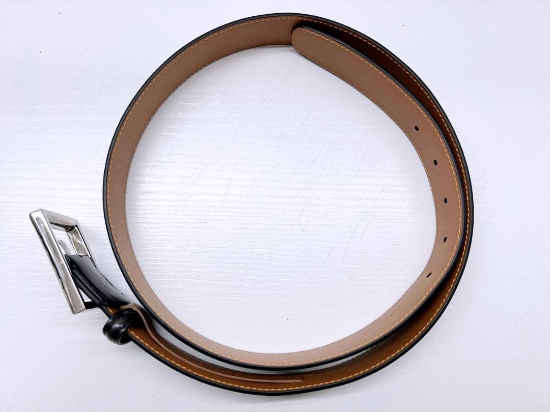美品　Berluti　ベルルッティ　クラシック　レザー　ベルト　35MM　旧ロゴ