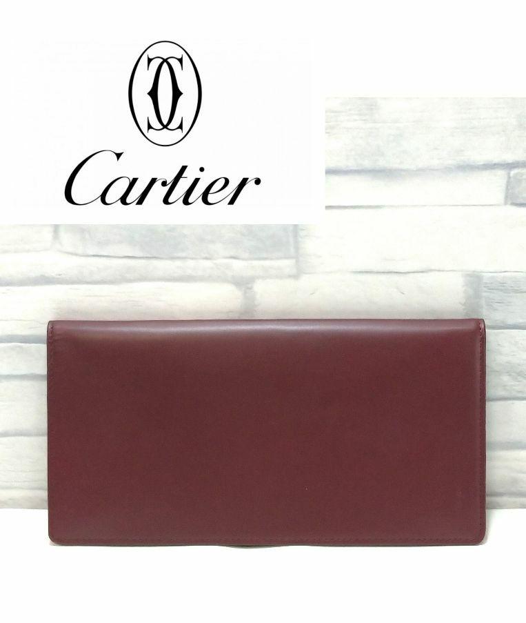 946 Cartier カルティエ 長財布 マストライン お札入れ カード入れ