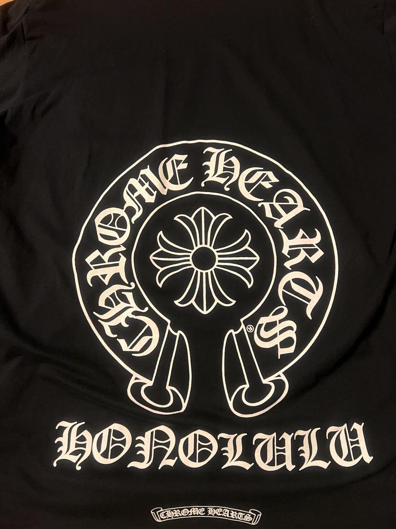 クロムハーツTシャツ ホノルル限定バックホースシューChrome Hearts