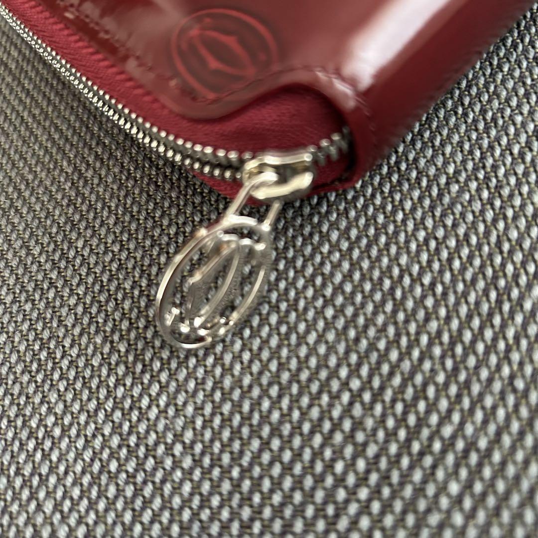 未使用 cartier カルティエ ハッピーバースデー ジップ 長財布