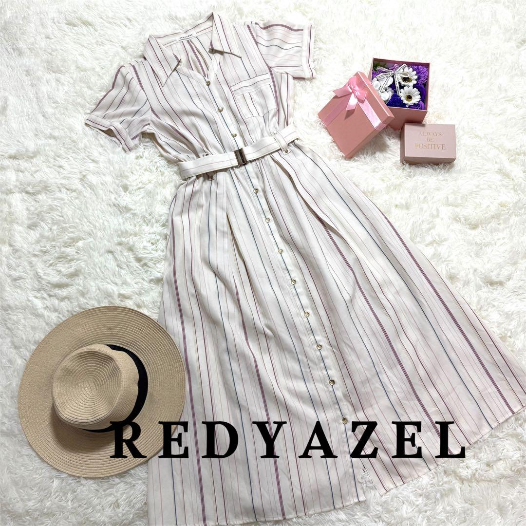 REDYAZEL ストライプ 半袖 シャツワンピースMサイズ　久保史緒里さん着用