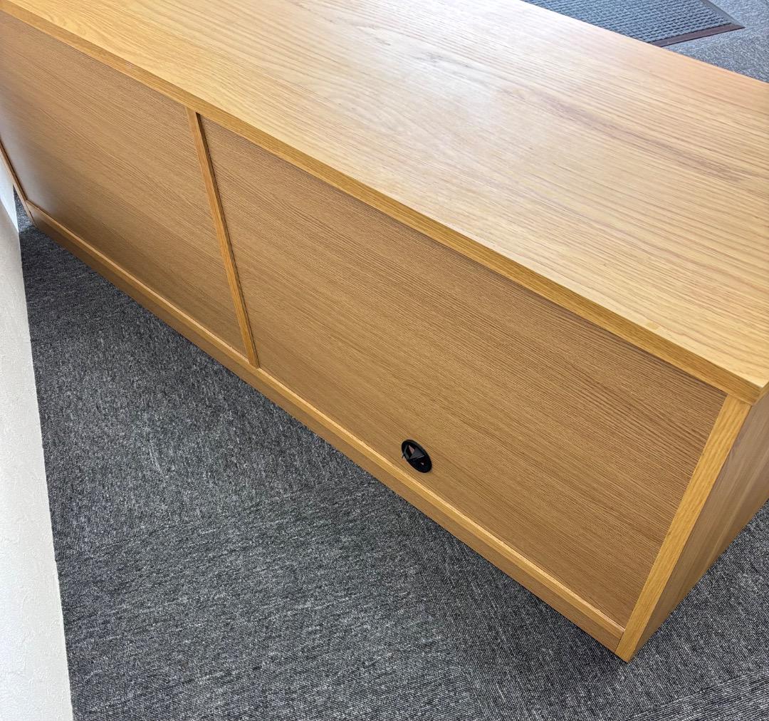 【無印良品】テレビボード オーク製ＡＶラック　幅150ｃｍ　オーク材突板