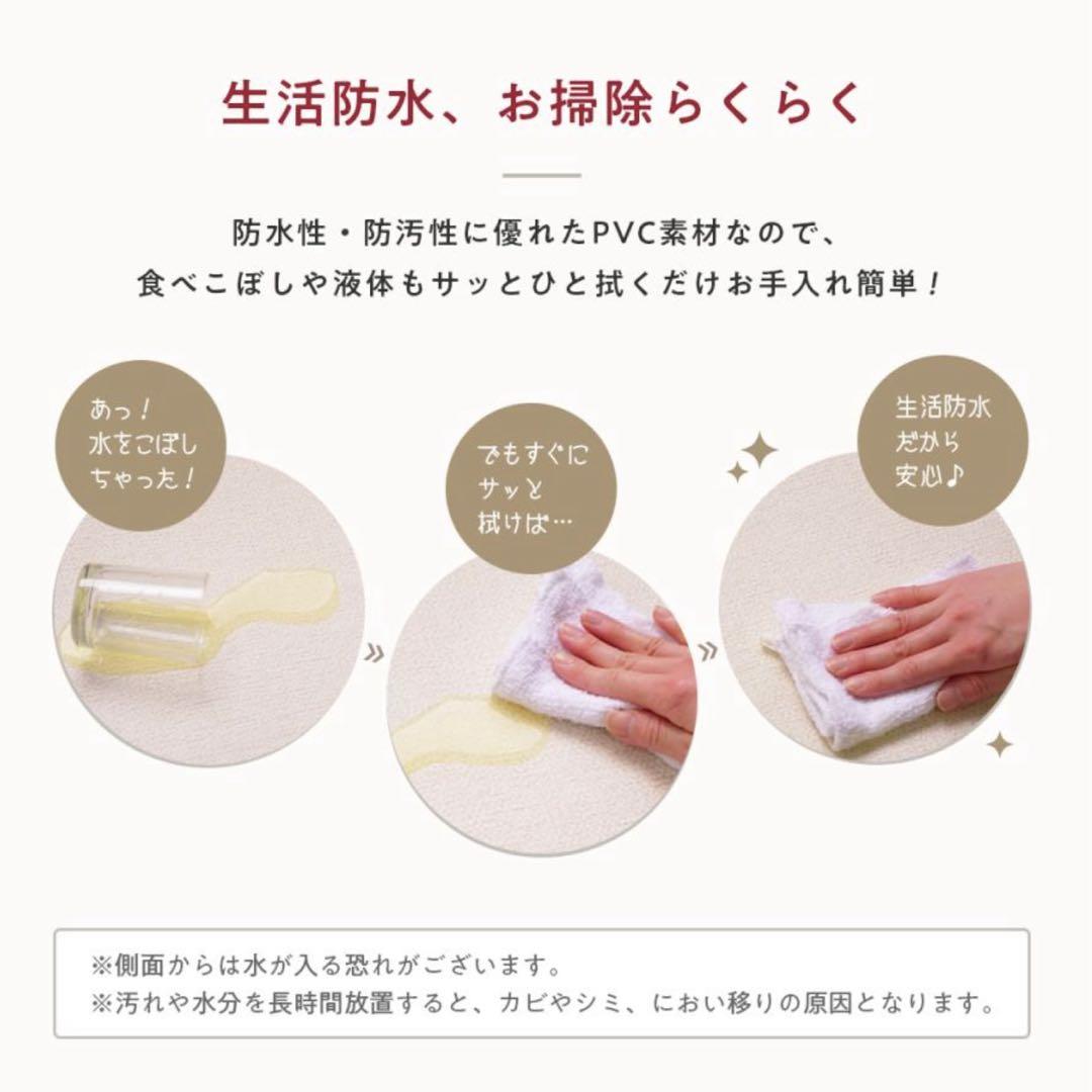 popomi 抗菌 PVC ロールマット プレイマット140 × 500cm