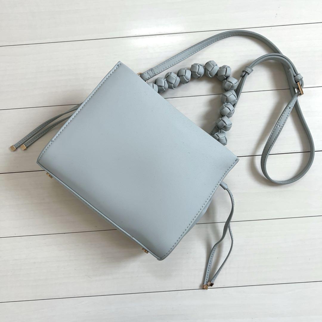 ZARA ZARA○2wayショルダーバッグ ペールブルー - メルカリ