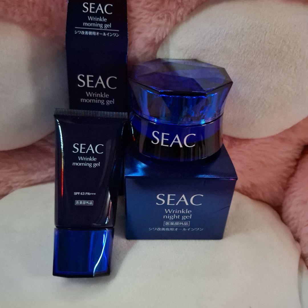 ☆SEAC☆Wrinkle morning & night gel25gセット☆ - メルカリ
