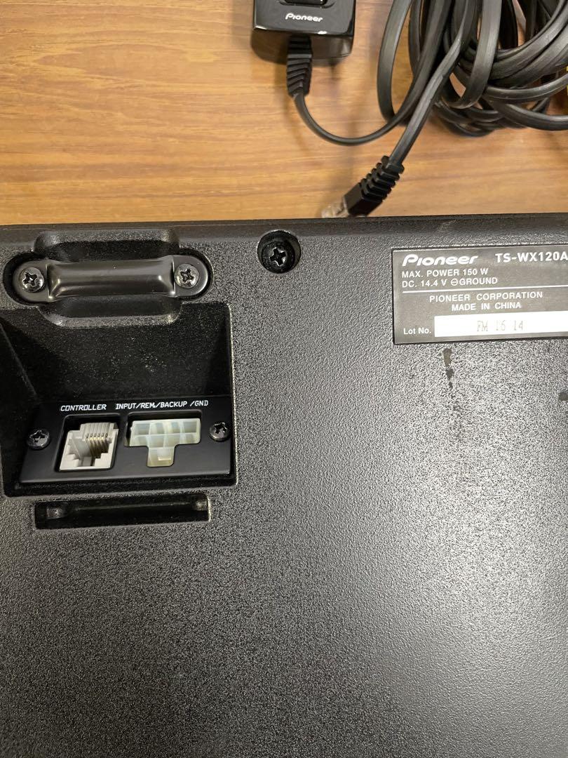 カロッツェリア　TS-WX120A サブウーファー　中古