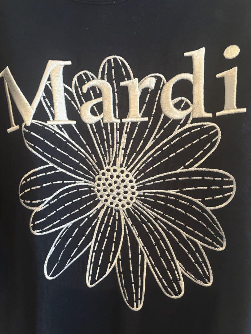 mardi mercredi 刺繍トレーナー