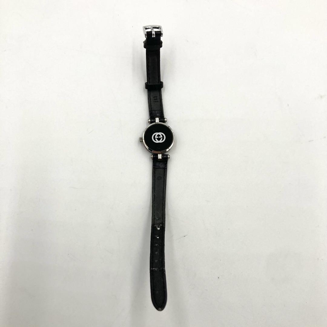 稼動】 GUCCI グッチ 2040L 腕時計 クォーツ QZ シルバー文字盤