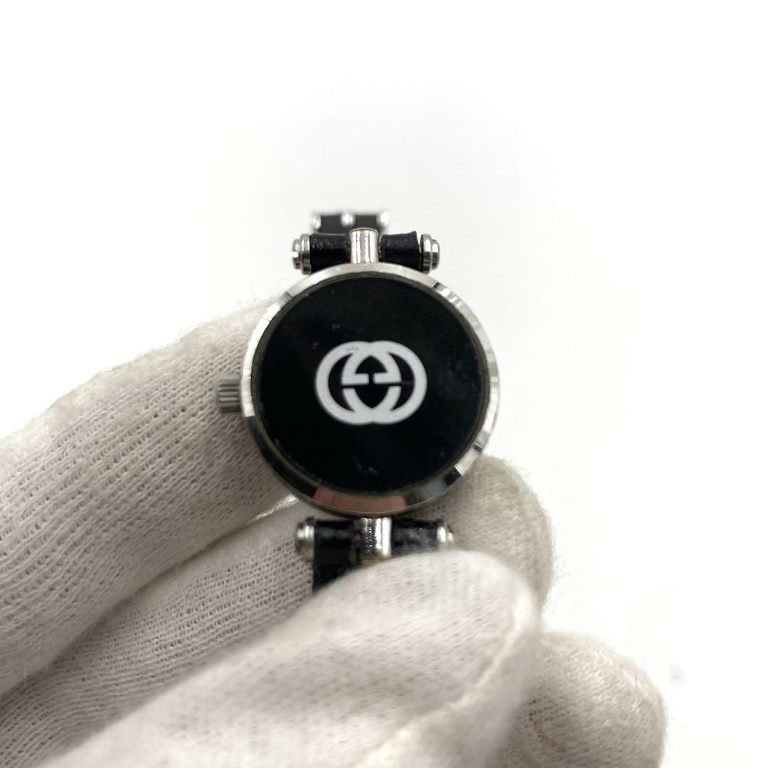 稼動】 GUCCI グッチ 2040L 腕時計 クォーツ QZ シルバー文字盤