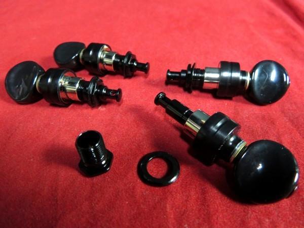 ☆GOTOH 高級ウクレレ ペグ UPTL-UBB-BK◇国産 最高精度 糸巻き - 弦楽器