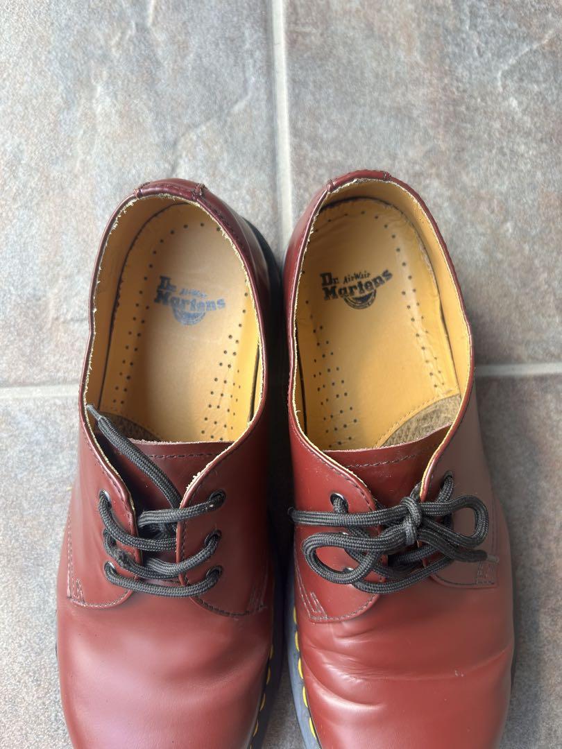 Dr. Martens バーガンディ　レースアップシューズ Dr. Martens バーガンディ レースアップシューズ 9 - メルカリ