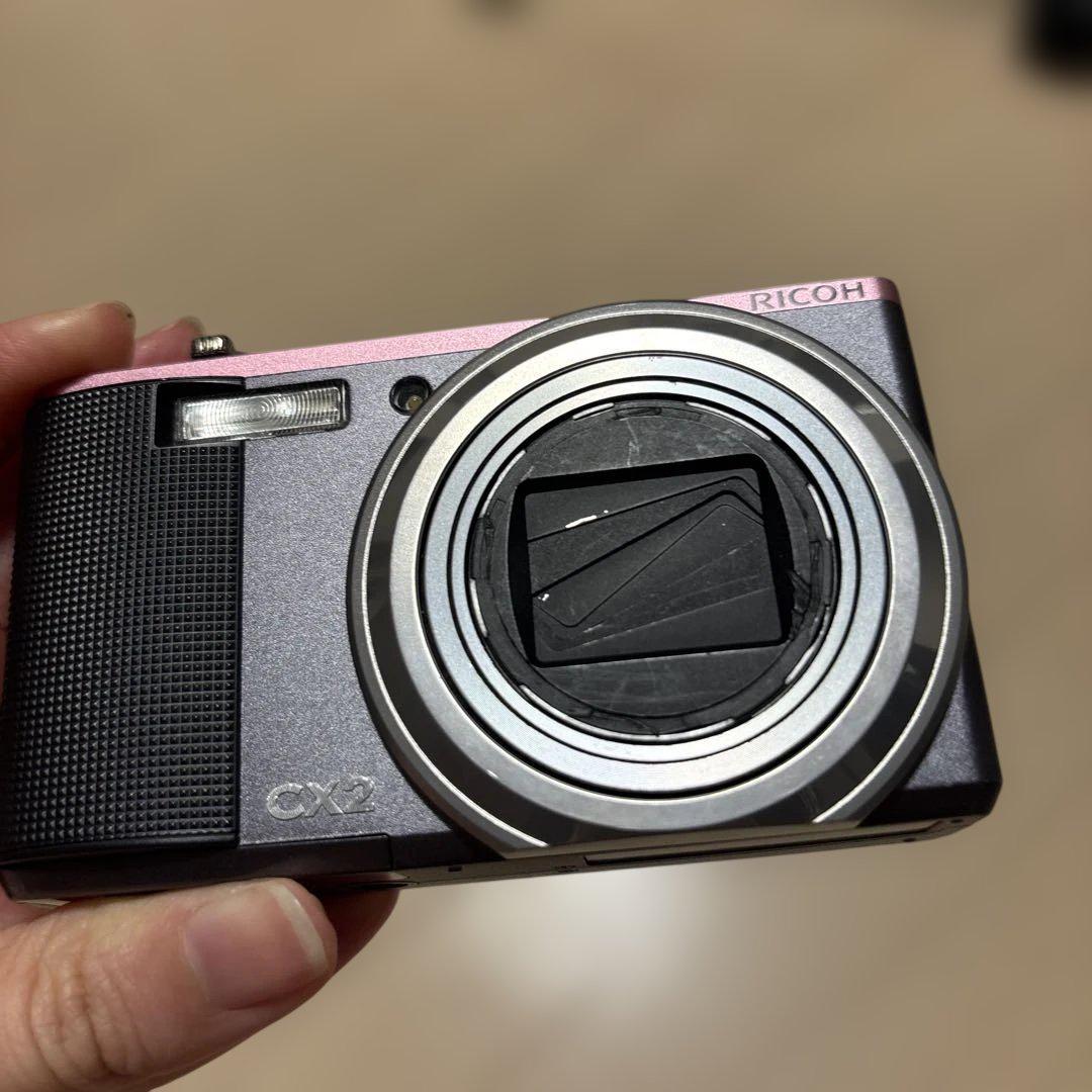 RICOH CX2 ピンク コンパクトデジタルカメラ　オールドコンデジ
