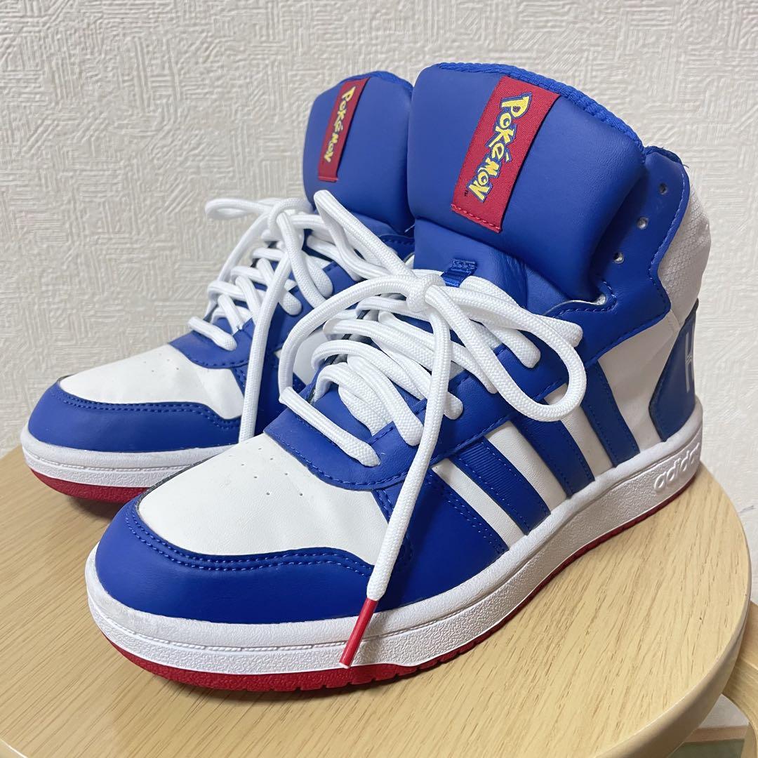 adidas ポケモン ピカチュウ ハイカットスニーカー　25cm