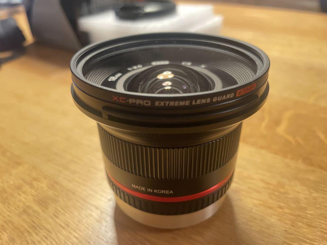 極美品SAMYANG 12mm F2.0 Xマウント 富士FUJIFILM