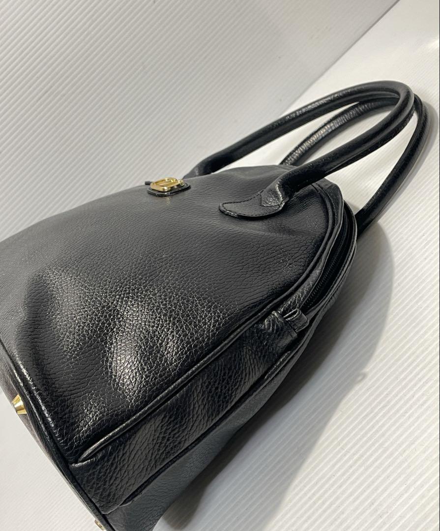 格安saleスタート ボ ヴァレンティノ ブラック ハンドバッグ Vロゴ VALENTINO バッグ