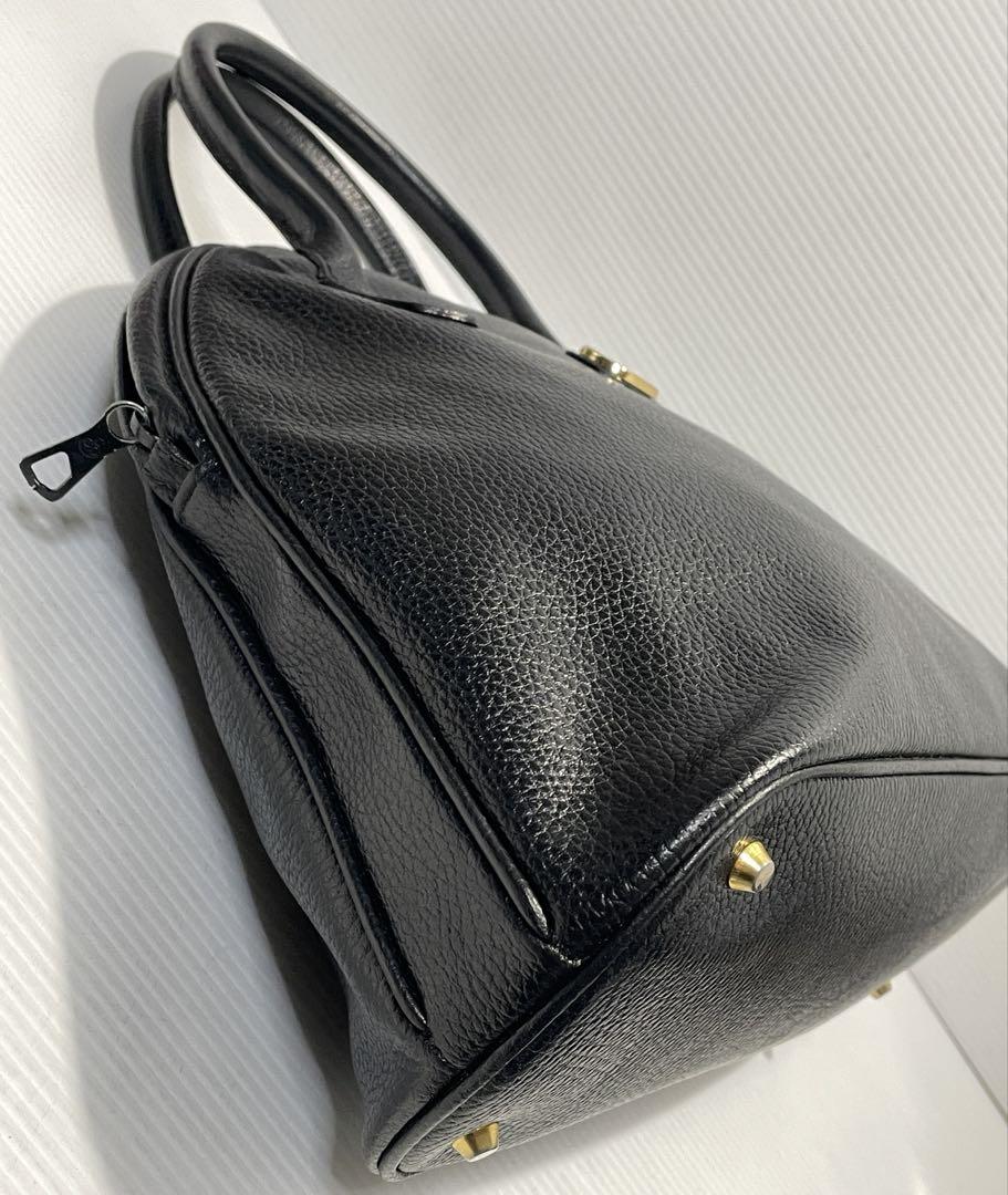 ヴァレンティノ VALENTINO Vロゴ ハンドバッグ ブラック