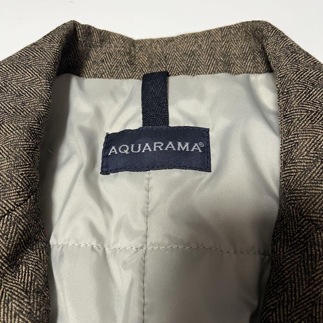 【美品】AQUARAMA アクアラマ　中綿入ジャケット　イタリー製
