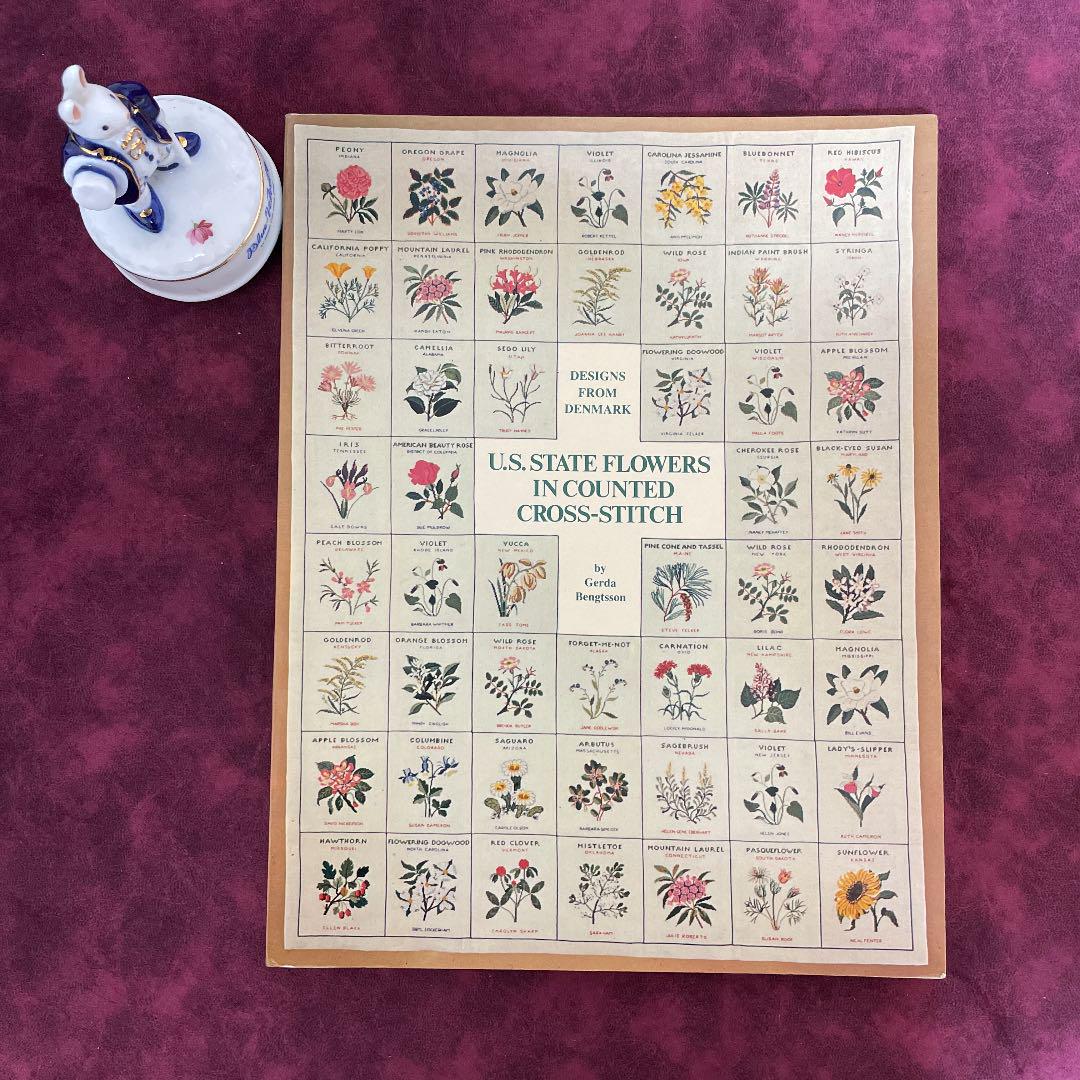 ⑧⑤クロスステッチ洋書 古書 デンマーク