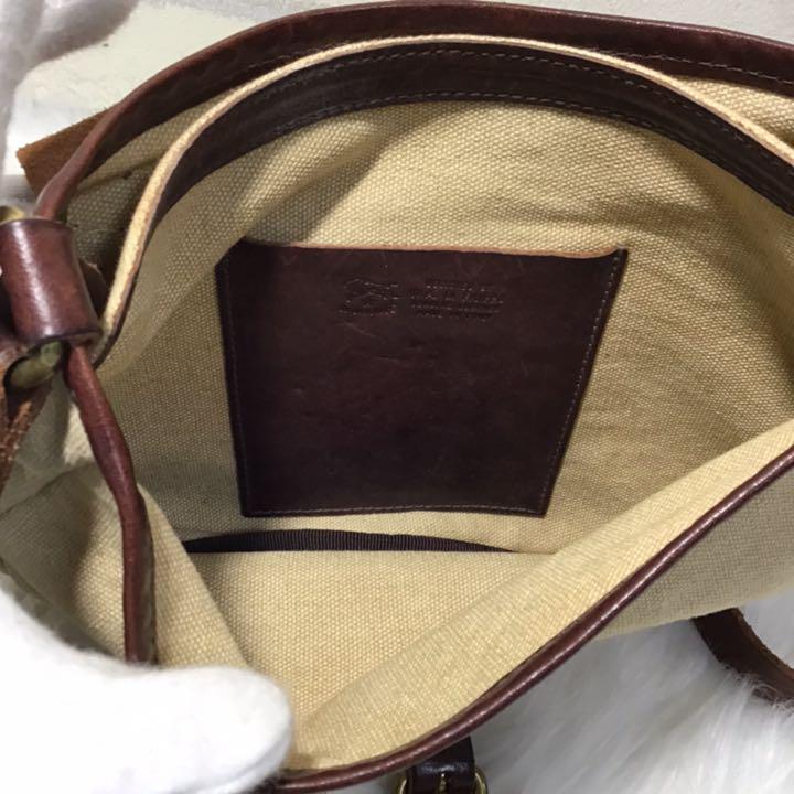 だいており ILBISONTE レザーキャンバス Bp5cD-m33373827675 ミニショルダーバッグ ◂よろしくお