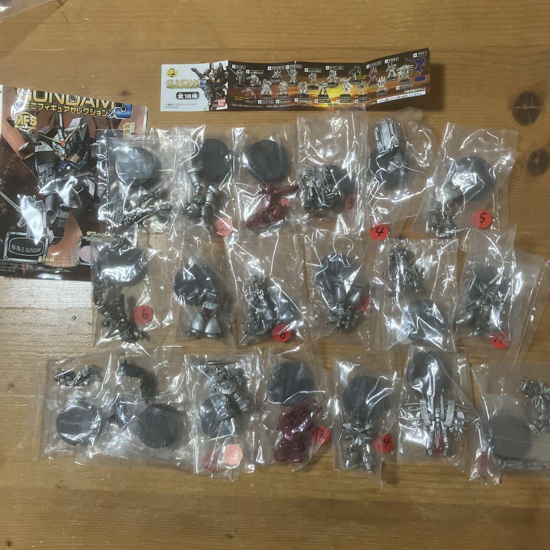 ガンダム　GUNDAM 3ミニフィギュア 全16種＋3種　未開封　コンプリ