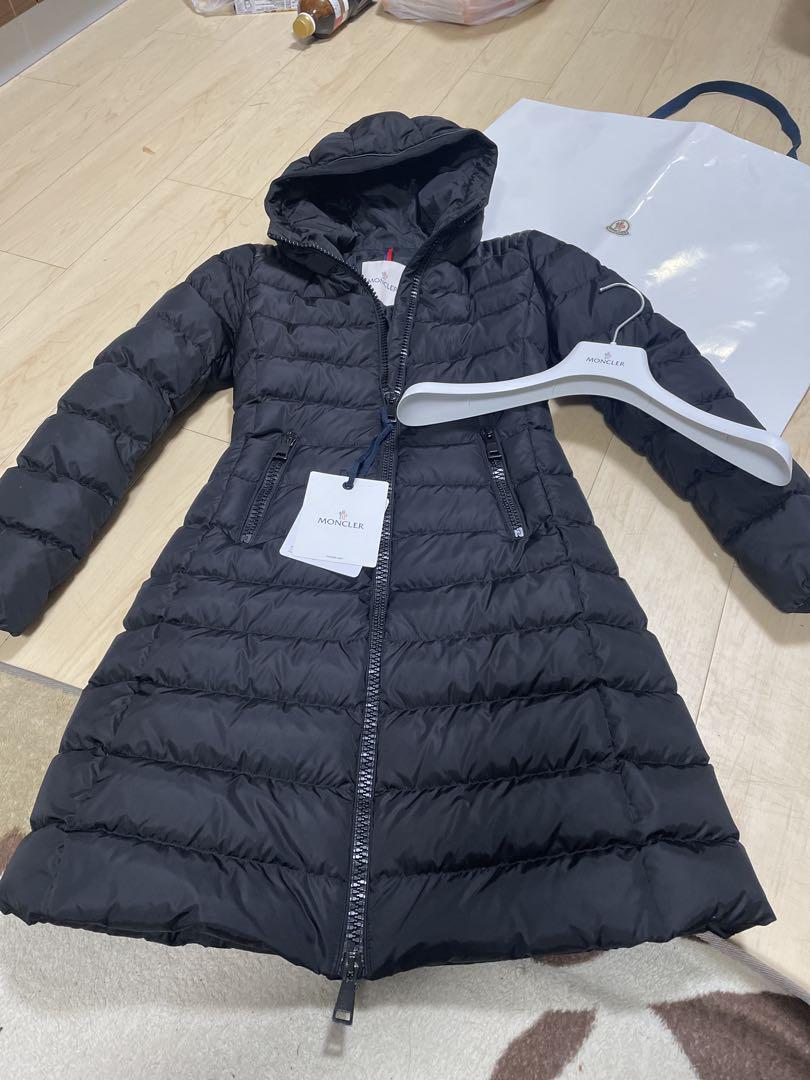 希少MONCLER TALEVE 00ブラック ロングダウンジャケット 希少MONCLER TALEVE 00ブラック ロングダウンジャケット