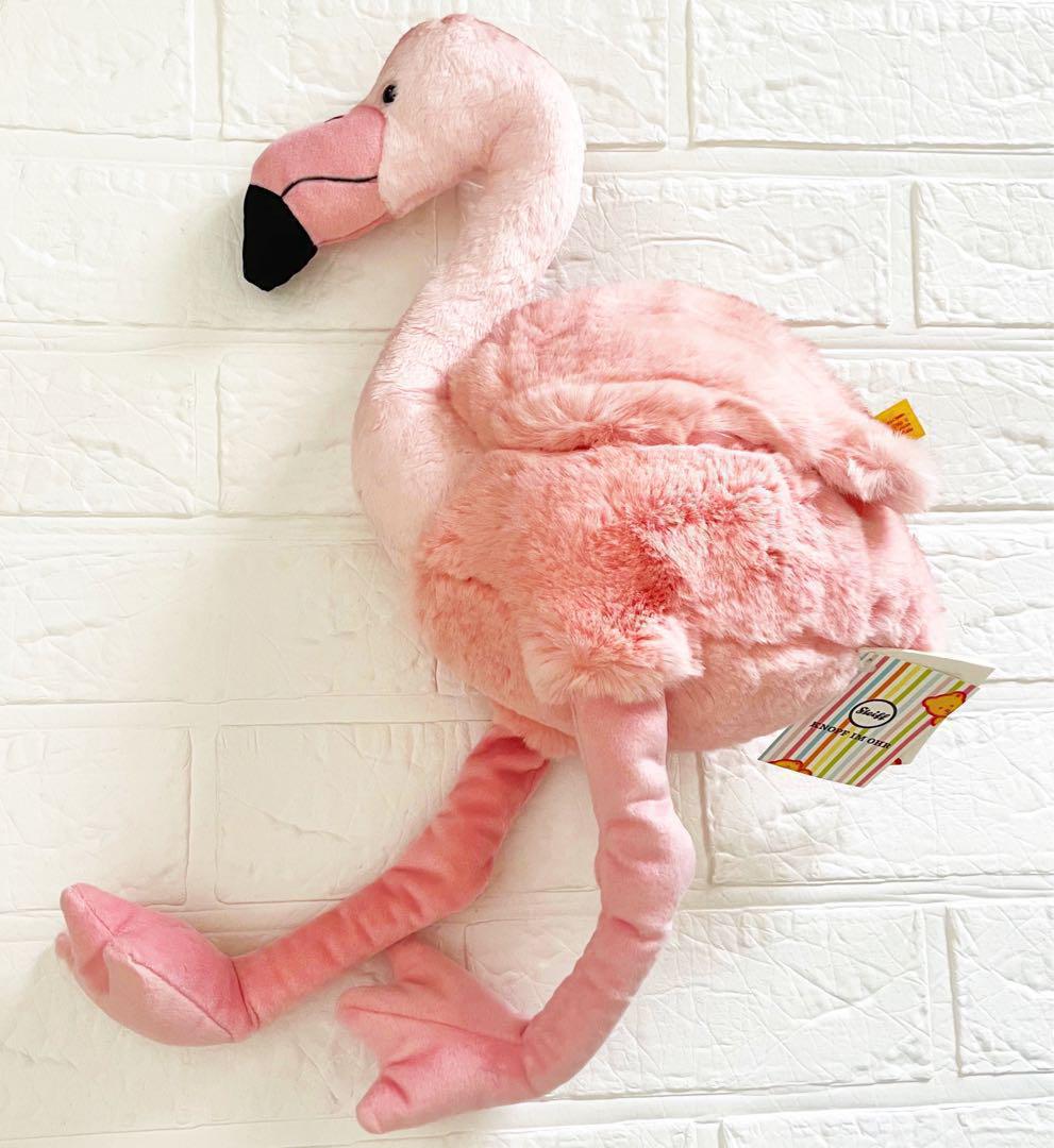 【新品未使用】シュタイフぬいぐるみ フラミンゴ ピンキー steiff 正規品