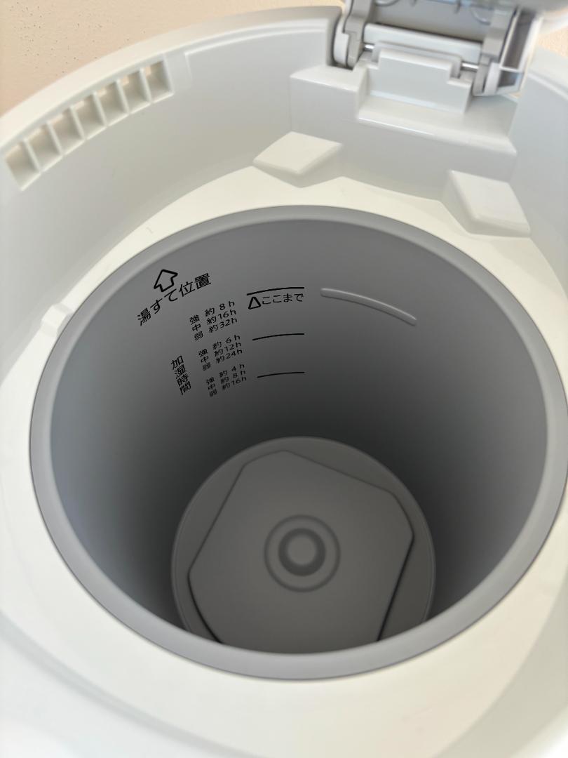 未使用品★ZOJIRUSHI/象印【EE-DD35】スチーム式加湿器 ホワイト