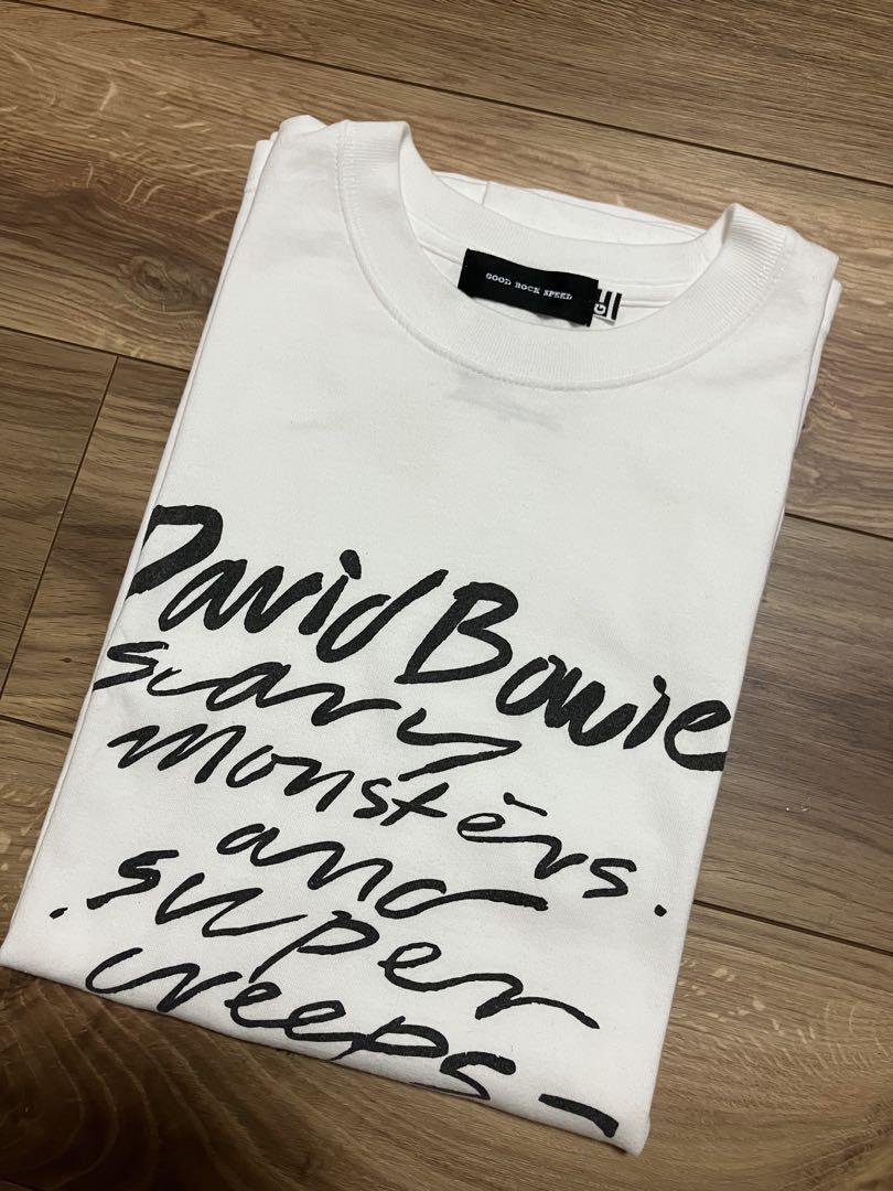 【GOOD ROCK SPEED】DAVID BOWIE WHITE TEE