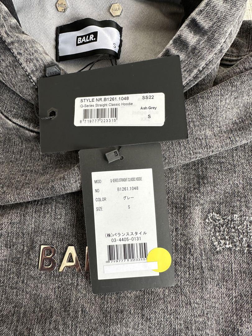 BLAR  スタッズ付き　デニムパーカー　新品　タグ付き