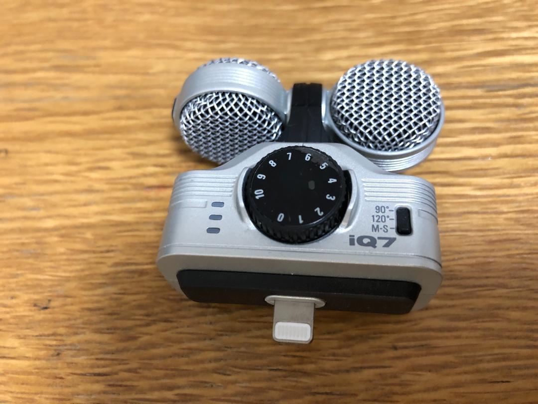 Zoom iQ7 ステレオマイク iPhone用　おまけ付き